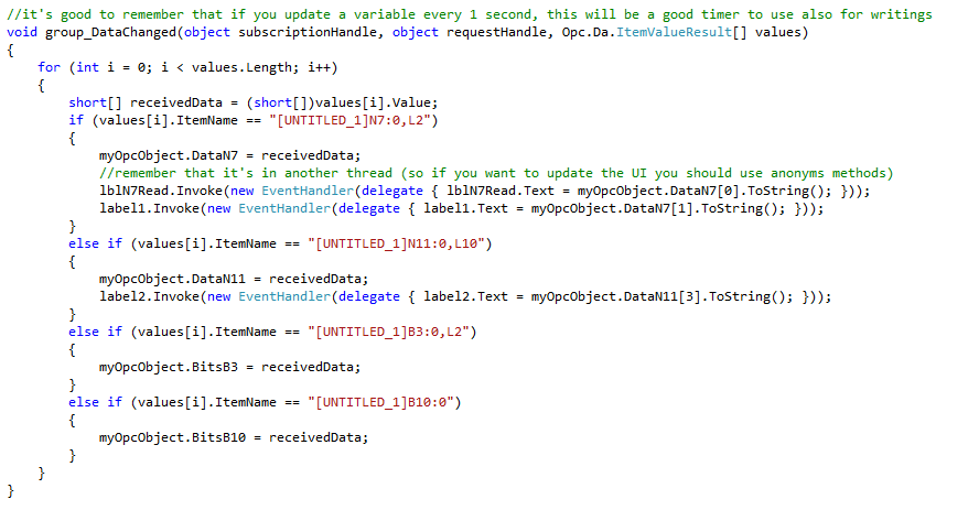 WPF and C# with PLC.: OPC Client c# .Net Sample (RSLinx OPC server)