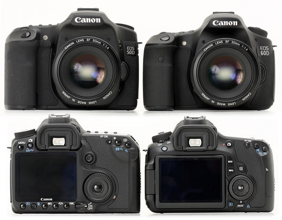 canon 60d images. Differences of Canon EOS 60D