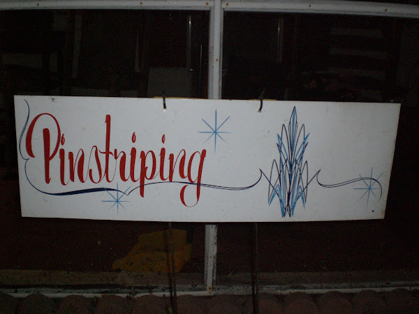 Pinstriping Sign