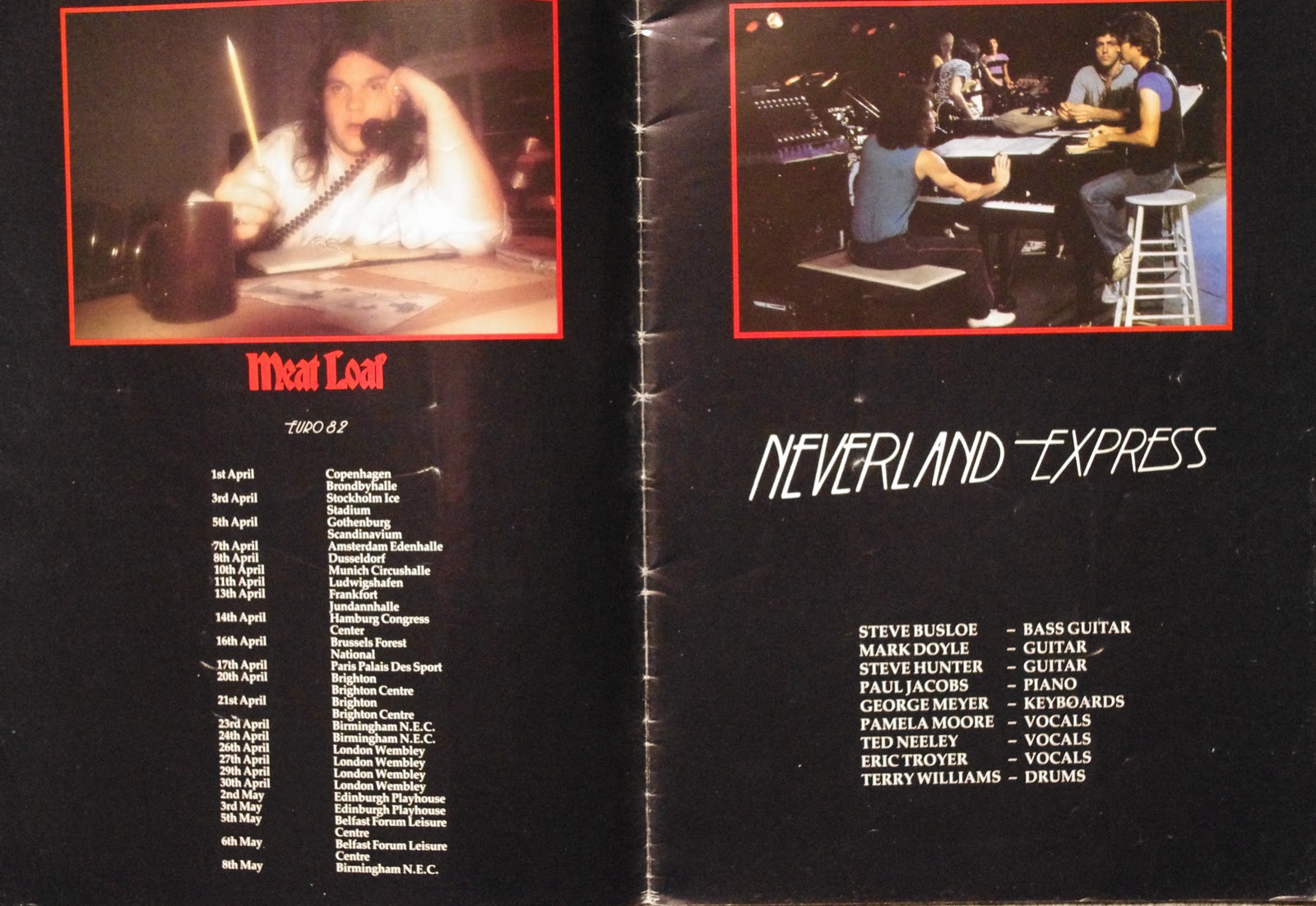 Meat Loaf Tour Dates at Jacob Coffey blog