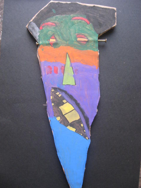 MaryMaking: Abstract Cardboard Masks