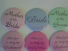 Wedding/Bridal buttons and mirrors