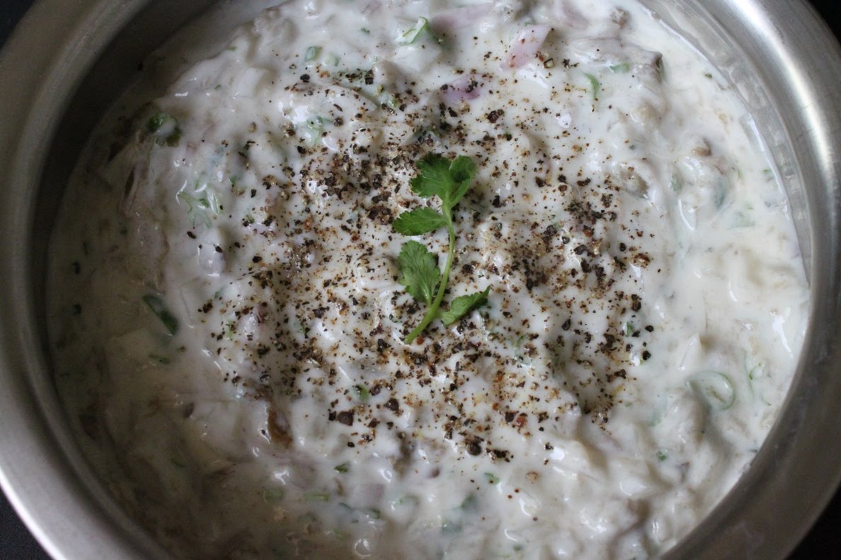 My Aromatic Kitchen Ringan Nu Bhartu/Baingan Ka Dahiwala Bharta/Eggplant & Yogurt Dip With