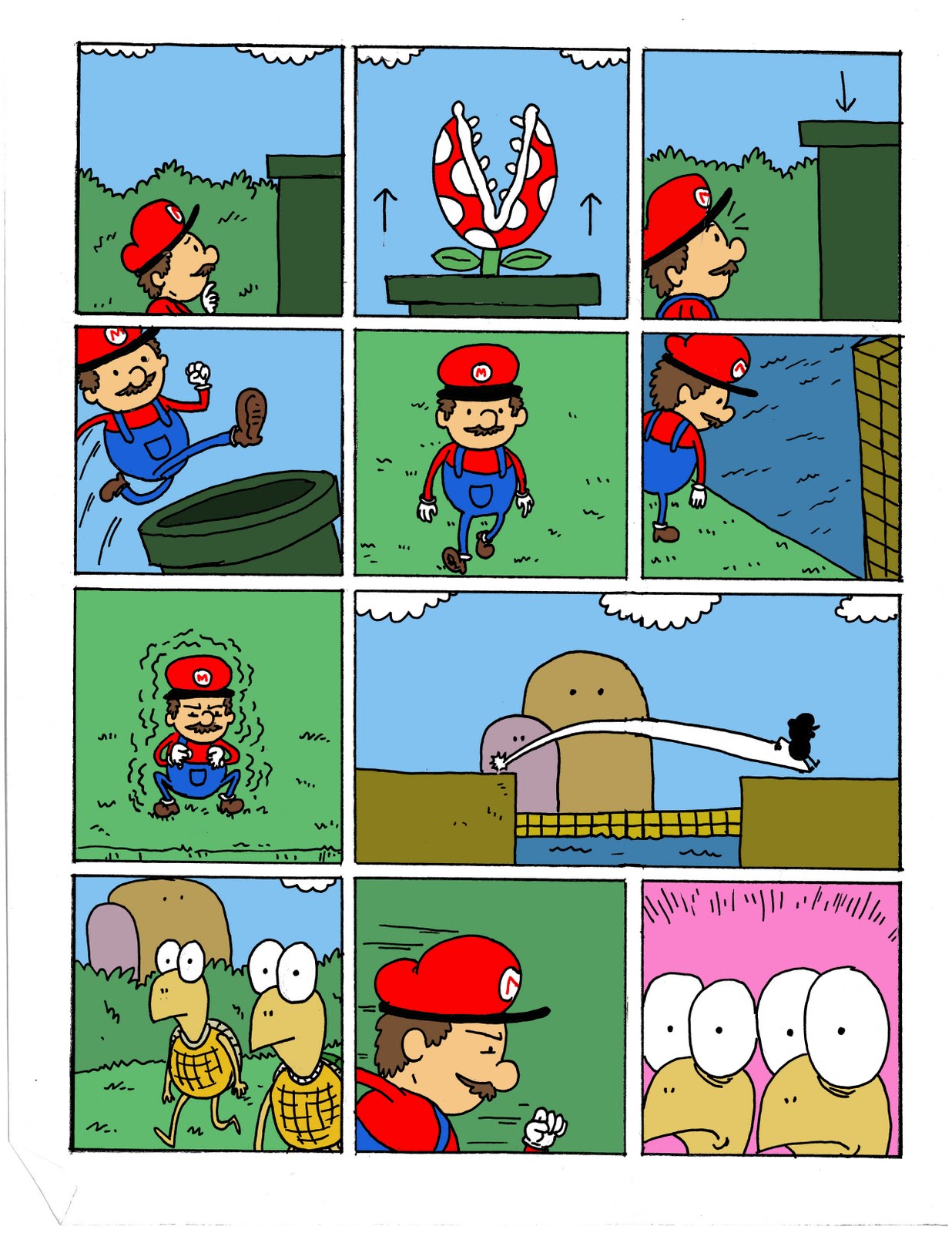 Blake Sims Comics: MORE It'sa Me...Mario!