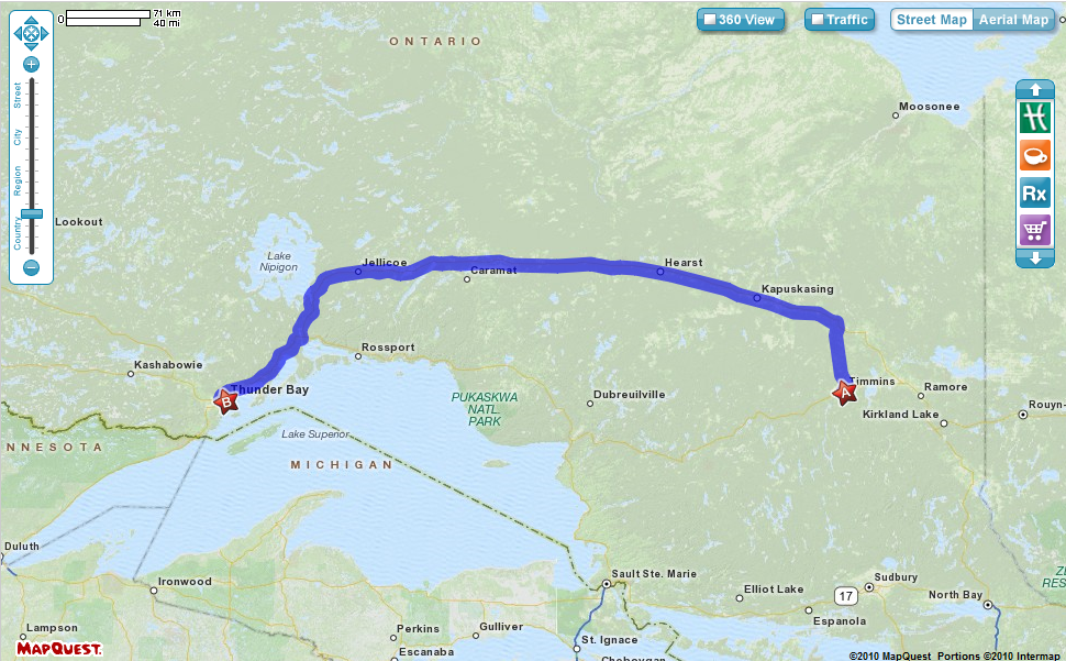 Plant Zone Operation Relocation Day 2 Timmins to Thunder Bay