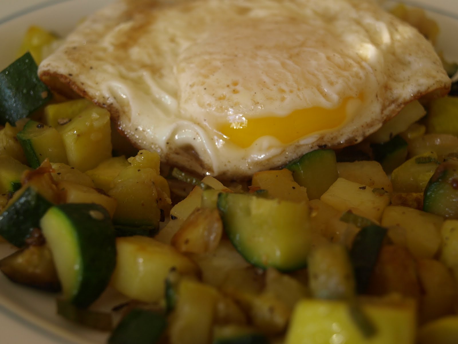 The WellWorn Apron Summer Hash Zucchini, Summer Squash, Sage, and