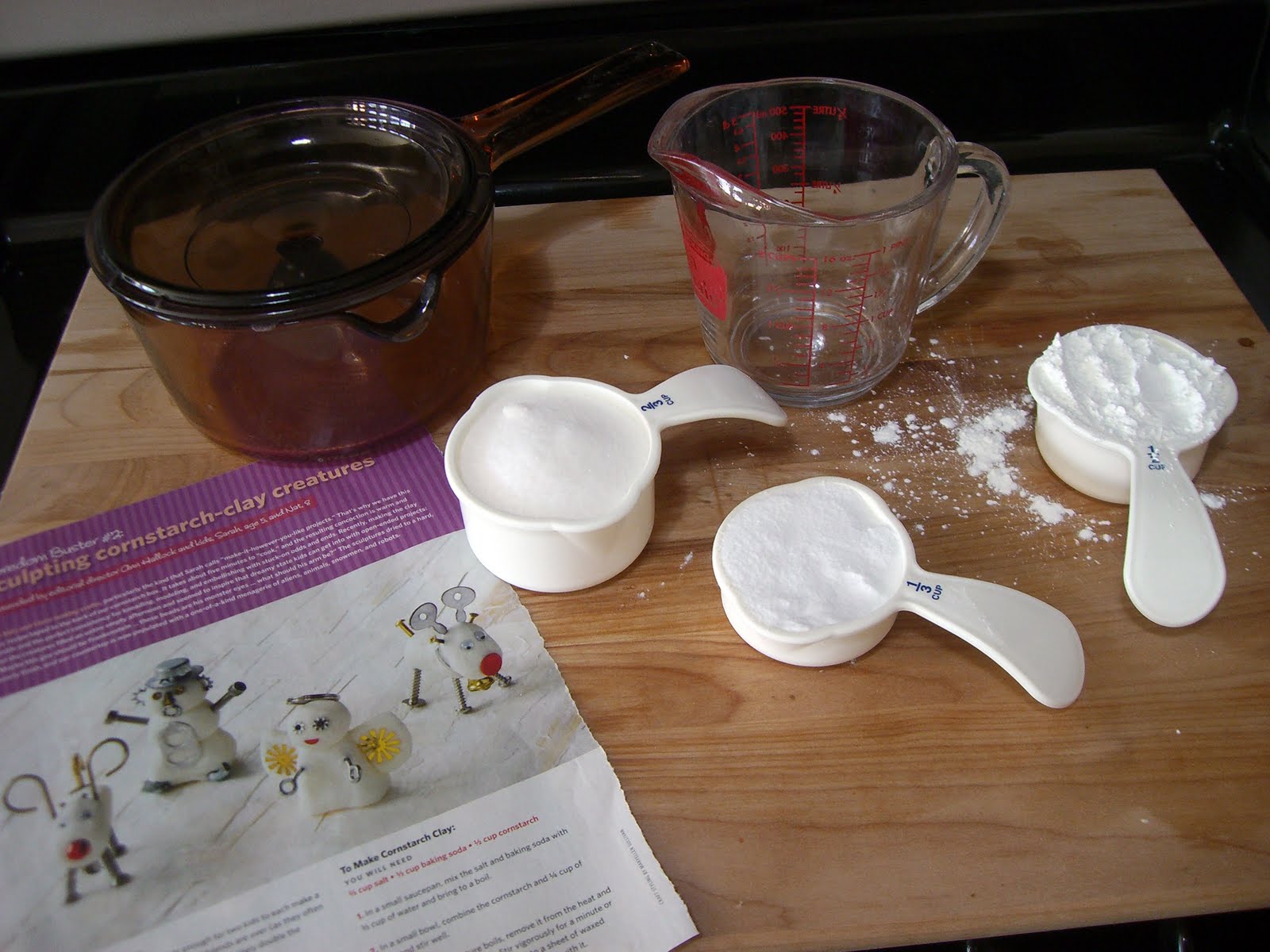 Corn Starch Baking Soda Clay