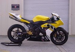Yamaha r6 2005 желтая