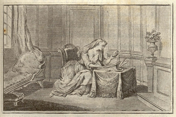 Cartas poéticas por Dorat, 1771.