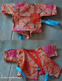 lia's crafty journey: tutorial: doll's kimono pattern for BA dolls