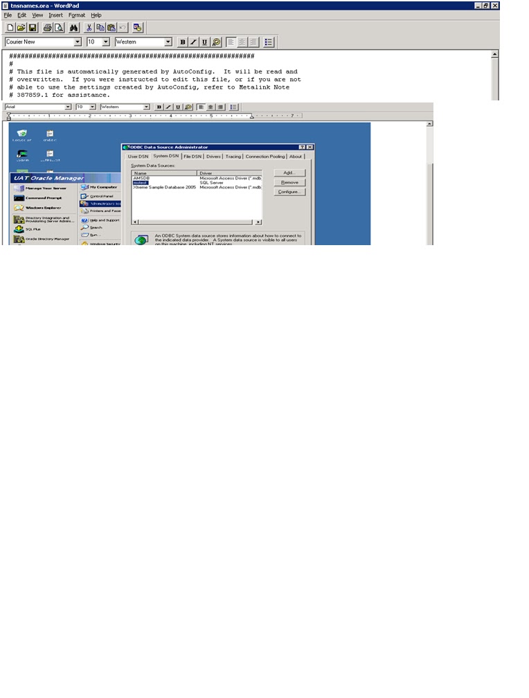 Oracle Database and Oracle Applications: Connecting SQL Server Database ...