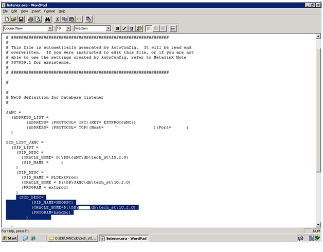 Oracle Database and Oracle Applications: Connecting SQL Server Database ...