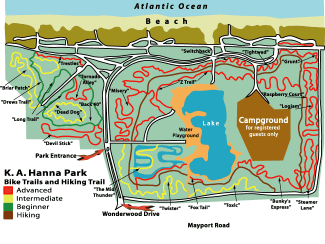 FL Trails Florida Mountain Bike - Hanna Bike Trails 650
