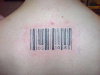 Barcode Tattoo on Barcode Tattoos
