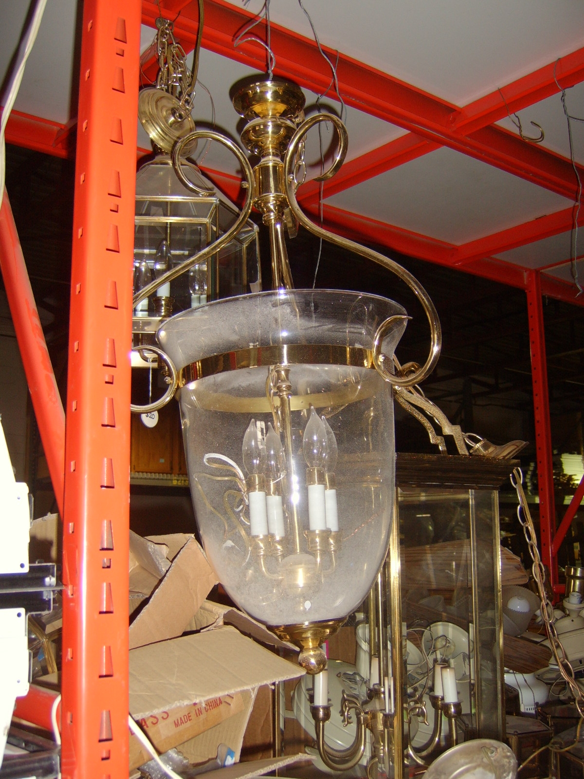 Staring Into The Light Hallway Chandelier Replacement Project