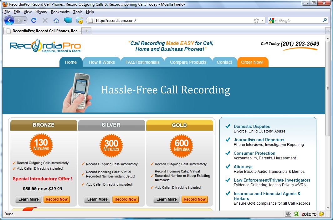 Techno Dys 21. Recording phone calls with Recordiapro