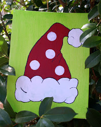 christmas canvas painting paintings santa hat easy painted paint snowman xmas craft holiday google simple party idea plate drawing parent