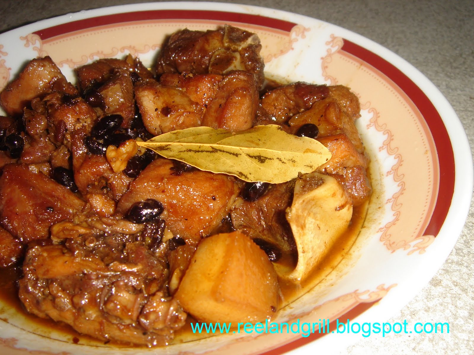 Reel and Grill Humba (Braised Pork with Black Beans and Palm Sugar)