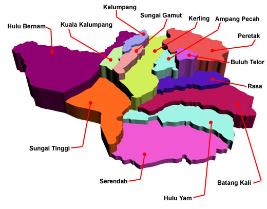 PETA KAWASAN HULU SELANGOR