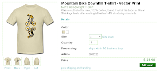 Downhill Bike T-shirt - Highball