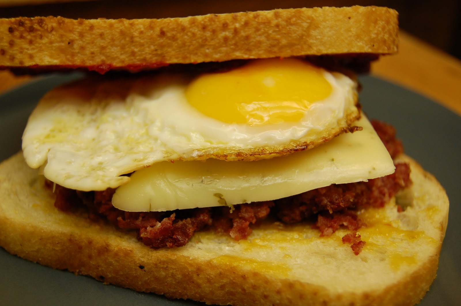 Bread + Butter Sausage Patty Sandwich