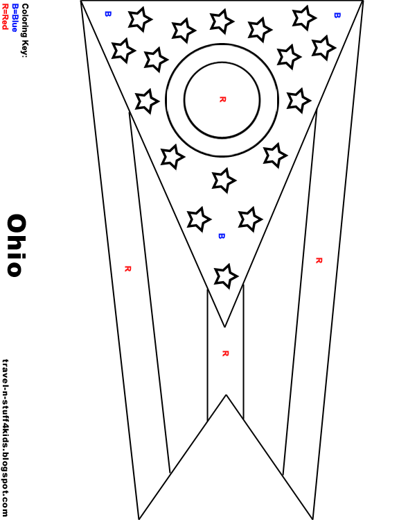 ohio state symbols coloring pages - photo #20