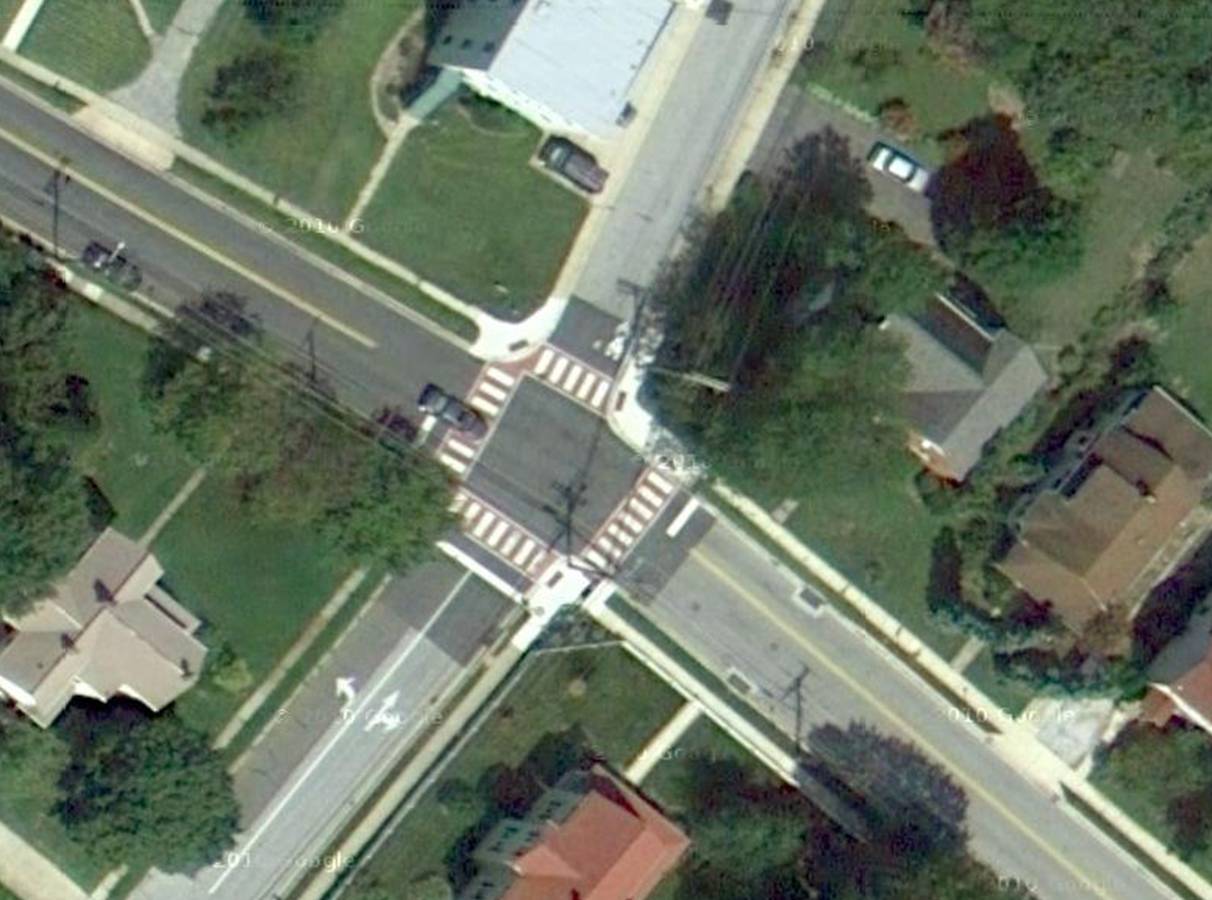 WALK LAUREL Aerial view of Laurel Google updates its maps