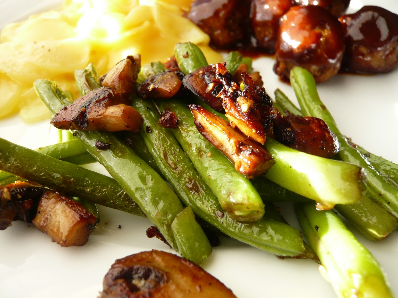 Cracked Up Kitchen Truffled Green Beans