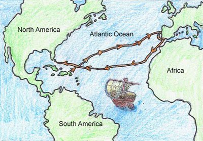 christopher columbus first voyage return