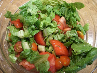 Sallad - Pasta med laxsås - snabbt och gott