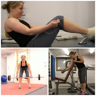 rygg+core+biceps - Rygg, biceps och core denna morgon