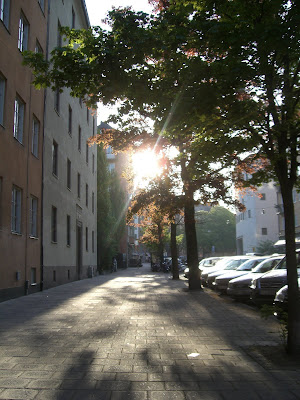 Soligt+i+Stockholm - Soligt inne och ute - min powerwalk och poweryoga denna morgon