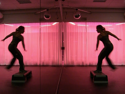 CIMG4527 - Tränade step i discoljus