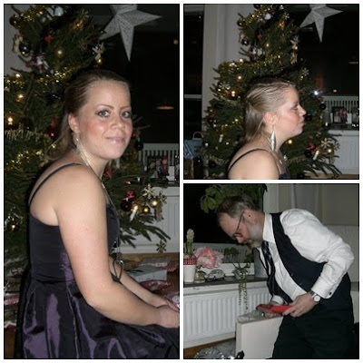 julklappsutdelning - Det blev en välsignad jul