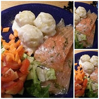 lax+potatis - Lax - en annan nyttig rest från julbordet