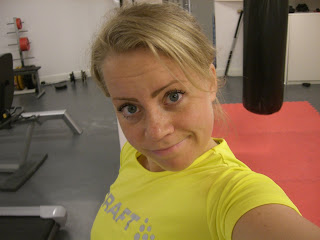 Karin+innan+passet - Träningen blev ok denna morgon - varken mer eller mindre