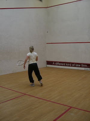 CIMG0753 - Squashmatchen blev dagens höjdpunkt