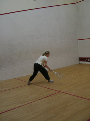 CIMG0750 - Squashmatchen blev dagens höjdpunkt