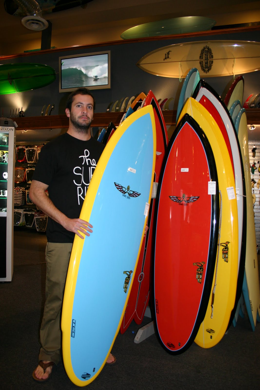 Von Sol Surfboards, Oceanside California VON SOL BOARDS at Surf Ride