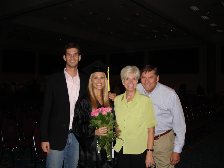 Chris and his family supporting me at graduation!