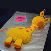 Giraffe Birthday Cake