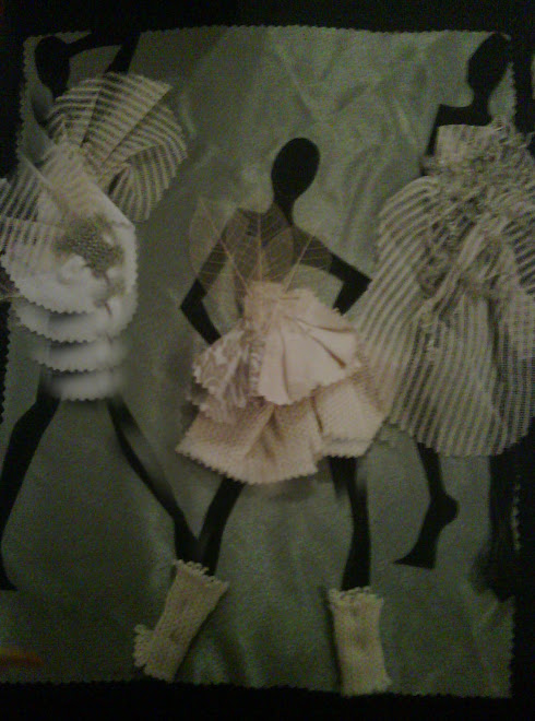 years and years back i tried to make dresses for paper dolls