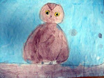 Grandchild Art ... Winsome Little Owl