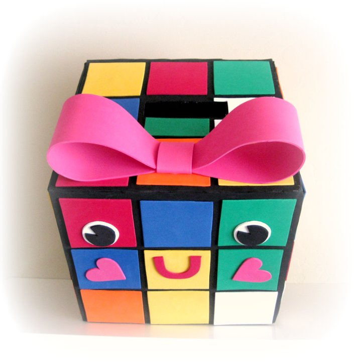 Peppermint Plum Rubie My Rubiks Cube Valentine Box