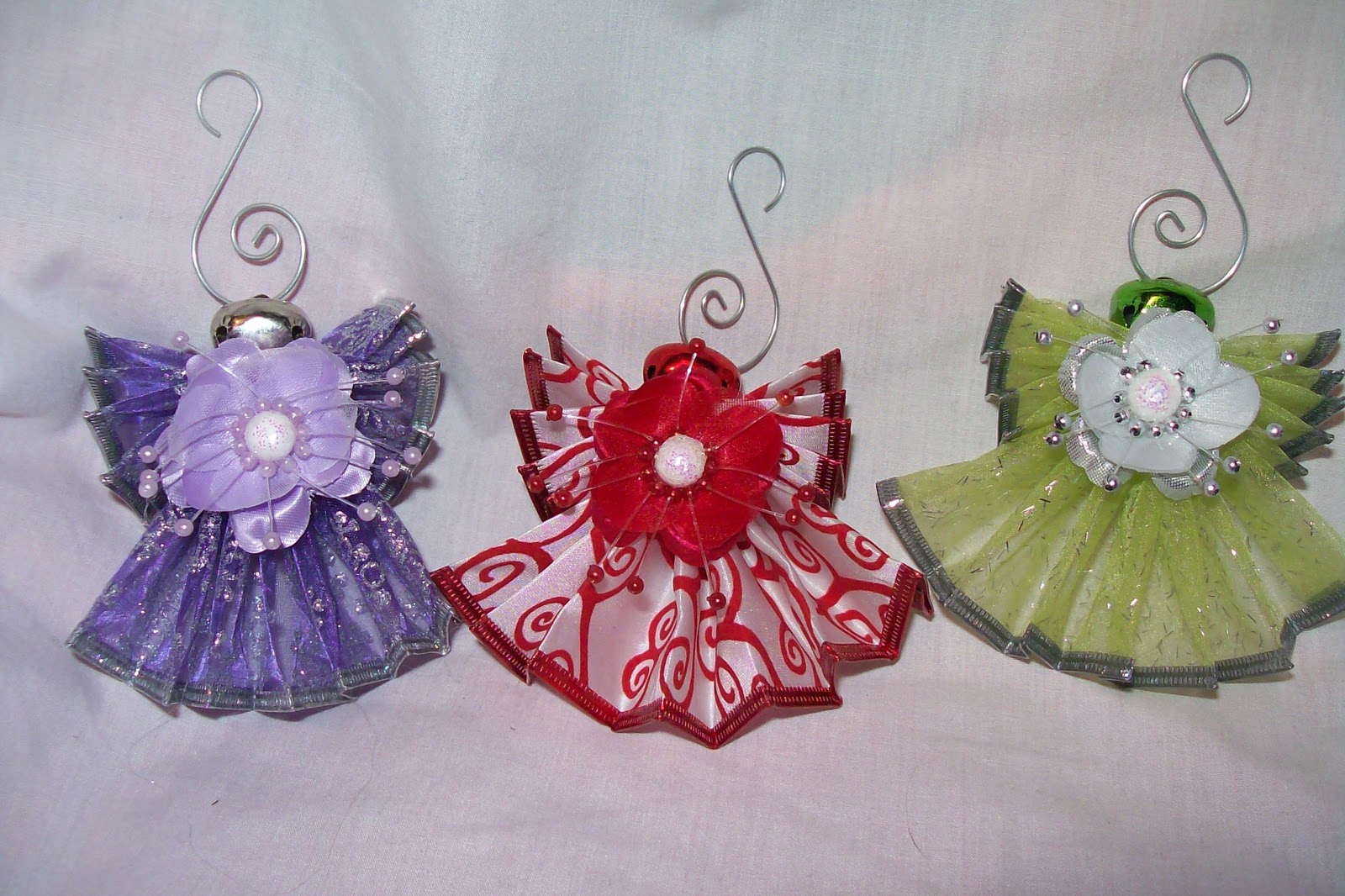 Candy, Cake, and Crafts: Angels from Ribbons