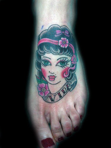 The best tattoo tattoos on face of women's legs more and more popular around
