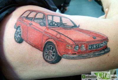 Car Tattoos Picture in Arm