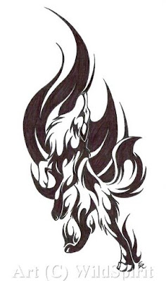 Tattoo Wolf Tribal Designs 2