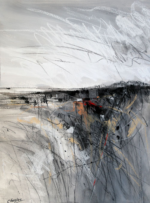 Daily Painters Abstract Gallery Grey Field One, abstract landscape