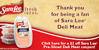 Printable Sara Lee Deli Meat Coupon